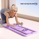 8 in 1 Portable Fitness Board - ABS Material Pilates Board, Core and Abdominal Muscle Strength Training, Home Fitness Equipment, Foldable Design for Easy Storage New Year Gift