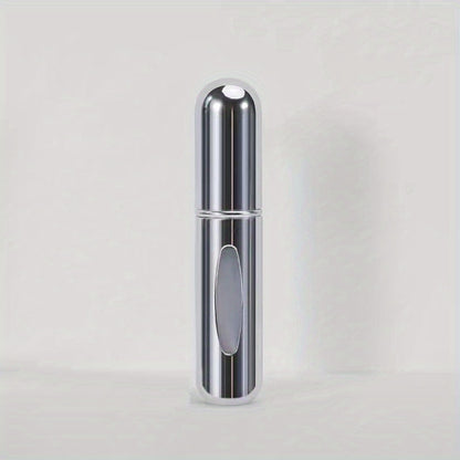 Botella de perfume compacta y recargable con atomizador: perfecta para viajar.