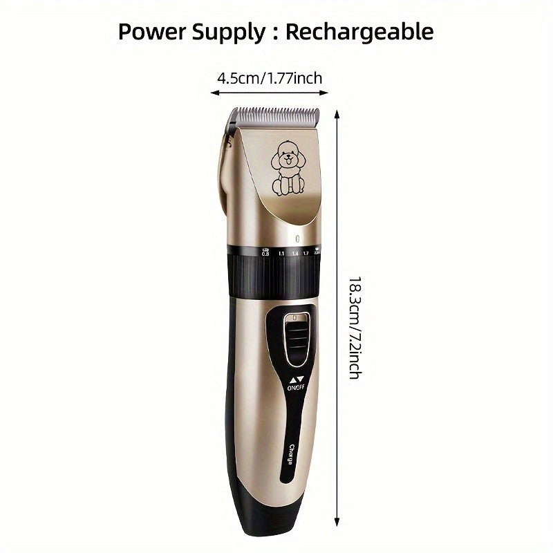 Professional Pet Electric Clipper Kit for Dogs, Specialized Hair Clipper Head for Leaving Hair, Professional Grooming Tool for Pet Shops, Suitable for Teddy and Cats