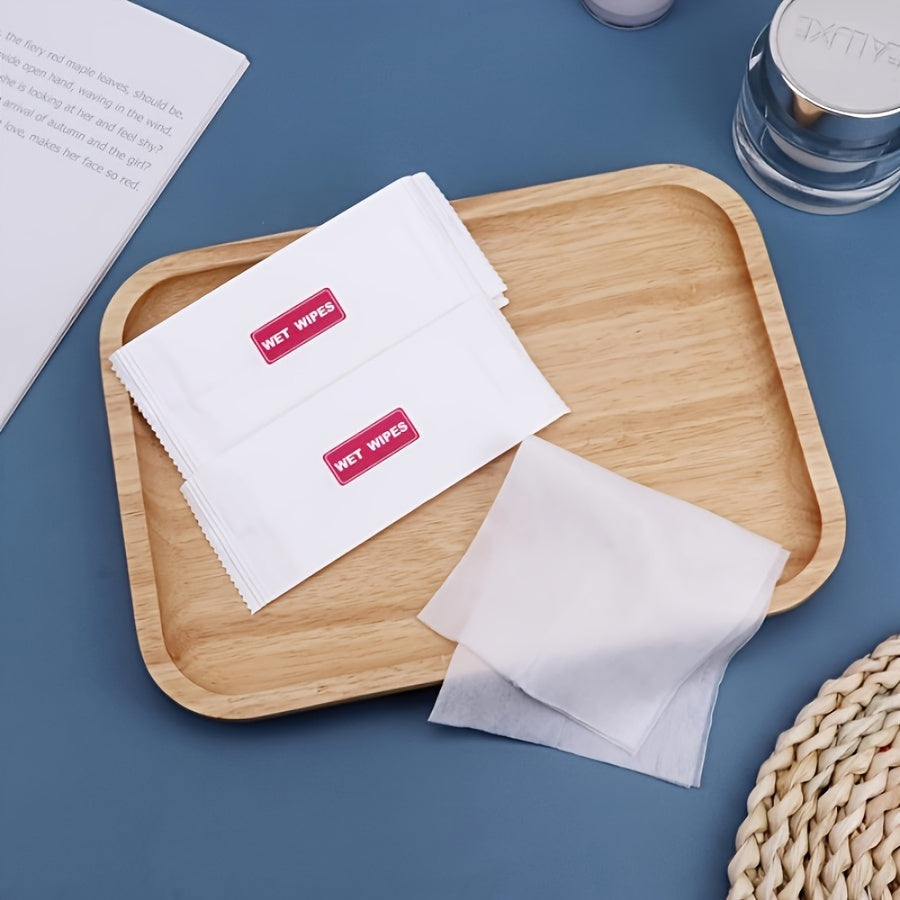 100pcs Individually Wrapped Wet Wipes, Individual Hand Towels, Travel Wipes, Quick Cleansing Of Hands, Bulk Wet Wipes, Suitable for Restaurants, Weddings, Barbecues