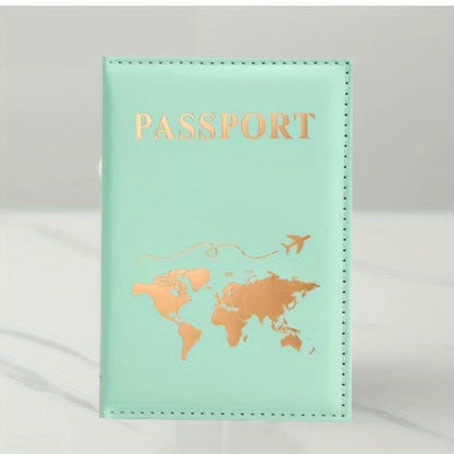 1pc Passport Cover And Travel Wallet Secure Organizer For Documents And Cards