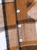 Conjunto informal de sudadera y pantalones de manga larga con capucha a cuadros para bebés y niños pequeños, para exteriores, invierno/otoño