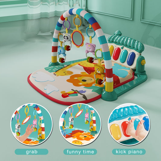 Musical Gyms Play Mats Musical Activity Mat Piano Play Gym Tummy Time Padded Mat