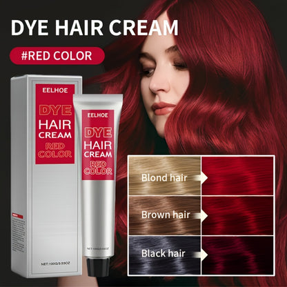 Two Packs of 100g Red Hair Color Enhancer, Easy to Change Color, Moisturizing Hair, Easy to Clean, Hair Wax