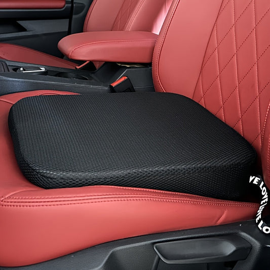 Boost Your Driving Comfort: Thickened Car Seat Cushion with Angled Design for Short Stature - Fit, Easy Care