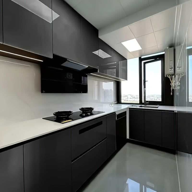 PVC Self-Adhesive Splatter Guard Roll, Fireproof & Heat-Resistant Oil-Proof Sticker, for Kitchen Stove, Countertop, Cabinet & Wall Protection, with Renewable Surface Cover Film for Holiday Cooking, Christmas, Halloween, Easte