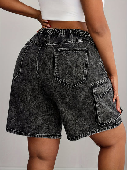 Gray Women'S Denim Shorts