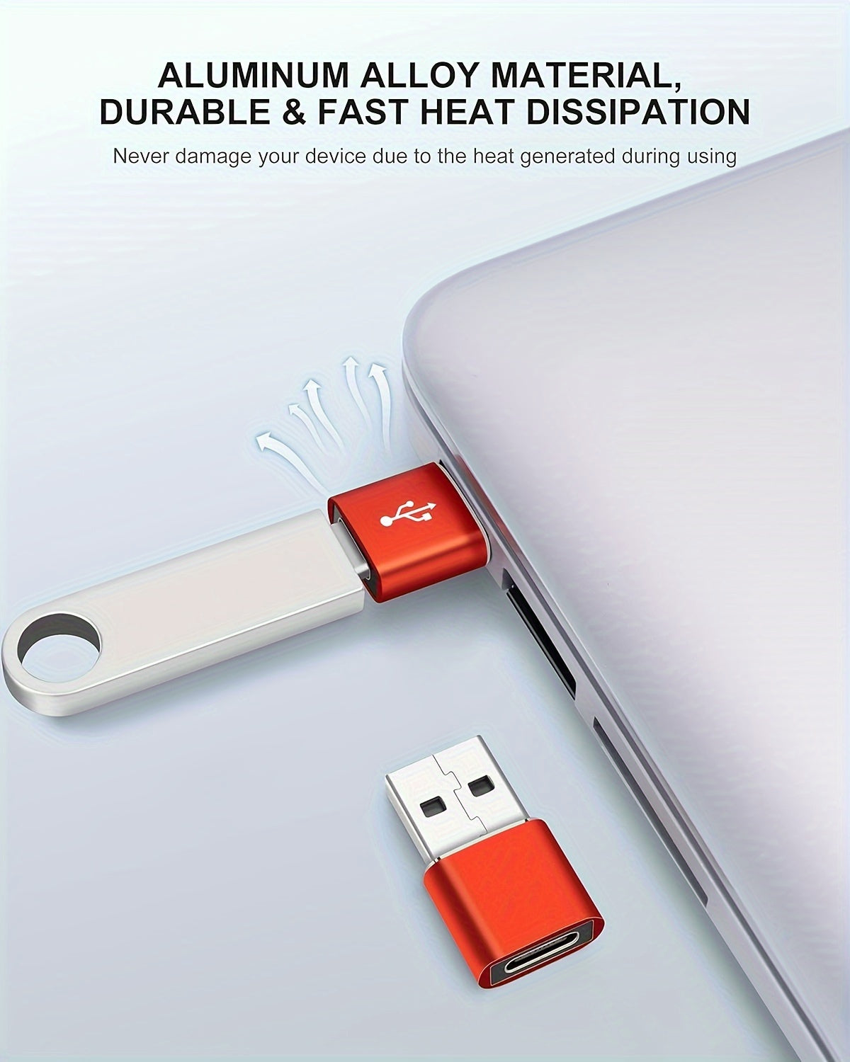 USB C Female To USB A Male Adapter, Type C To USB A Charger Cable Converter For IWatch 7 AirPods, MacBook, iPhone 11 12 13 14 Pro Max, iPad Mini 6, Samsung Galaxy S20 S21 S22.