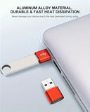 USB C Female To USB A Male Adapter, Type C To USB A Charger Cable Converter For IWatch 7 AirPods, MacBook, iPhone 11 12 13 14 Pro Max, iPad Mini 6, Samsung Galaxy S20 S21 S22.