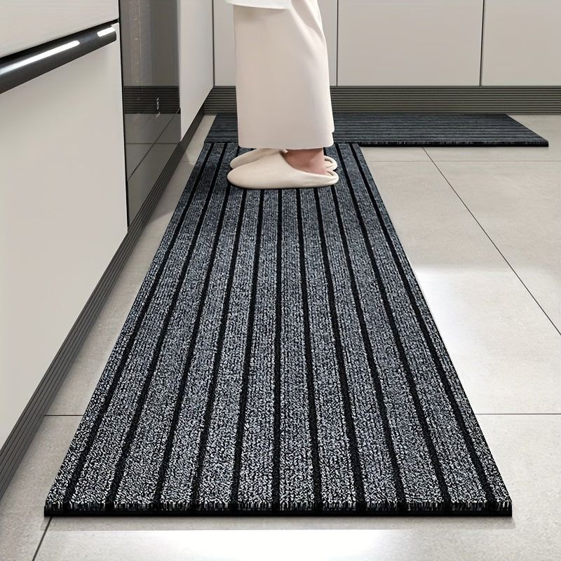 1 alfombra de cocina, antideslizante, resistente al aceite, impermeable, fácil de mantener, ideal para cocina, baño, entrada, balcón, decoración del hogar, regalo.