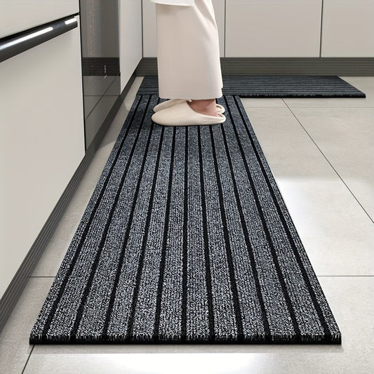 1pc, Kitchen Carpet, Non-slip Kitchen Rug, Area Rug, Floor Mat, Oil Resistant, Anti Slip, Waterproof, Easy To Maintain, Suitable For Kitchen, Bathroom, Doorstep, Balcony, Home Decor, Room Decor, Gift