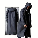 Impermeable Explorer: duradero, resistente al viento, de secado rápido, transpirable y ligero, con capucha para máxima protección al aire libre. Perfecto para senderismo, pesca, montañismo y acampada en negro.