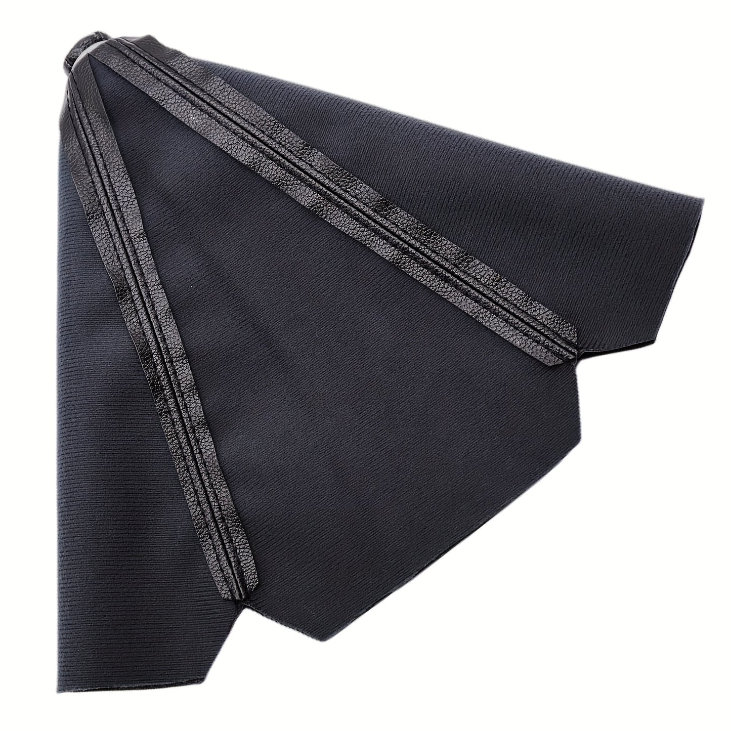 Funda universal para palanca de cambios de coche, de cuero sintético negro, para cambio manual o automático.