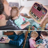 Kids Tablet Toddler Learning Pad With LED Screen Teach Alphabet Numbers Word Music Math Early Development Interactive Electronic Toy For Boys &amp; Girls (Battery Not Included) Halloween Christmas Gift