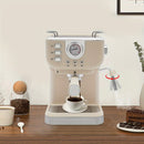(White) Compact Espresso Coffee Machine Coffee Maker Suitable for Home Office Cafes and Hotels Used to Extract Espresso Comes with a Milk Frothing Function to Make Mocha Latte Cappuccino and Other Fancy Coffee