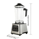 Powerful Blender with 6000W, Mixer, Juicer, Ice Crusher, Tabletop Mixer, 2.5L Container, Food Processor, Household Two-In-One Broken Wall Machine, Crushed Ice Processor.