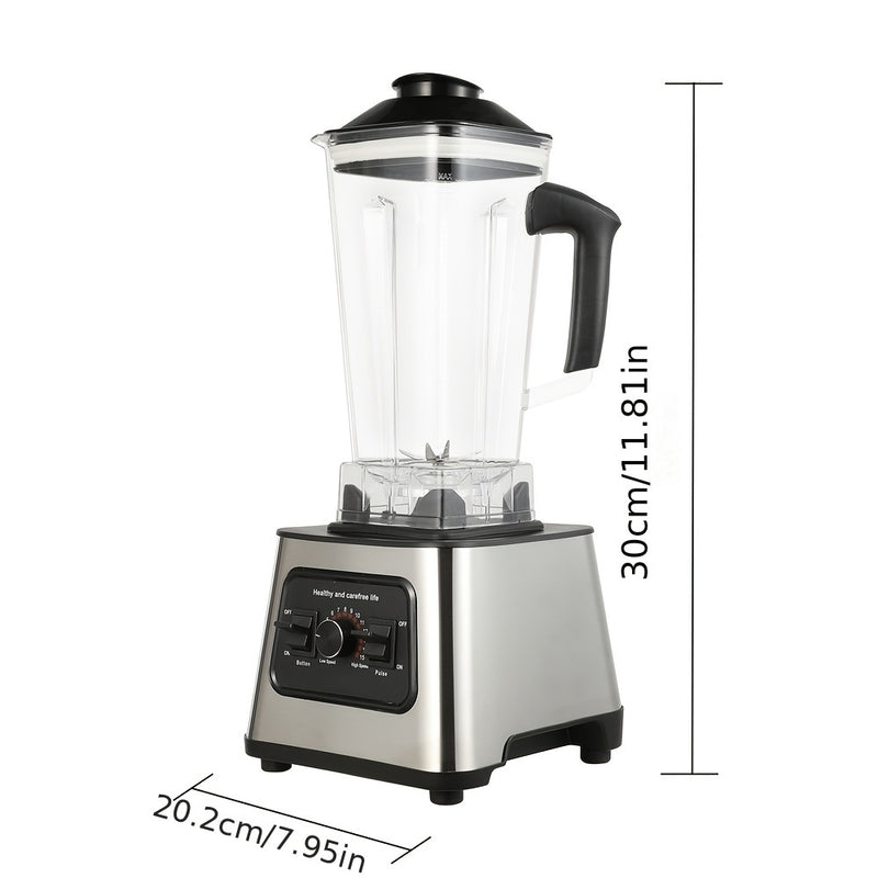 Powerful Blender with 6000W, Mixer, Juicer, Ice Crusher, Tabletop Mixer, 2.5L Container, Food Processor, Household Two-In-One Broken Wall Machine, Crushed Ice Processor.