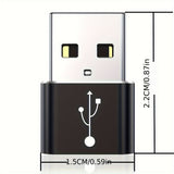USB C Female To USB A Male Adapter, Type C To USB A Charger Cable Converter For IWatch 7 AirPods, MacBook, iPhone 11 12 13 14 Pro Max, iPad Mini 6, Samsung Galaxy S20 S21 S22.