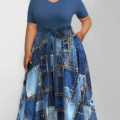 Plus Size, Women's Fashion Plus-Size Dress