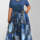 Plus Size, Women's Fashion Plus-Size Dress