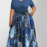 Plus Size, Women's Fashion Plus-Size Dress