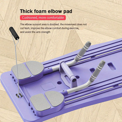 8 in 1 Portable Fitness Board - ABS Material Pilates Board, Core and Abdominal Muscle Strength Training, Home Fitness Equipment, Foldable Design for Easy Storage New Year Gift