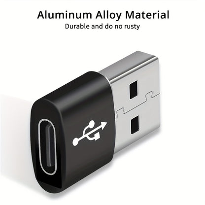 Adaptador USB C hembra a USB A macho, convertidor de cable cargador tipo C a USB A para IWatch 7 AirPods, MacBook, iPhone 11 12 13 14 Pro Max, iPad Mini 6, Samsung Galaxy S20 S21 S22.