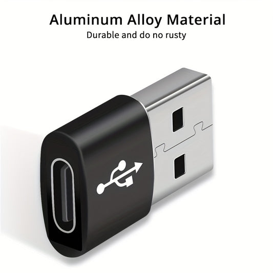 USB C Female To USB A Male Adapter, Type C To USB A Charger Cable Converter For IWatch 7 AirPods, MacBook, iPhone 11 12 13 14 Pro Max, iPad Mini 6, Samsung Galaxy S20 S21 S22.