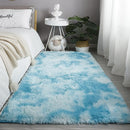 1pc Soft Fluffy Shaggy Area Rug, Geometric-Patterned Coral Fleece Carpet, Non-Slip Knit Fabric, Polyester, Rectangle Bath Rug, 450gsm, 4.5cm Thick, Machine Washable for Living Room and Bedroom