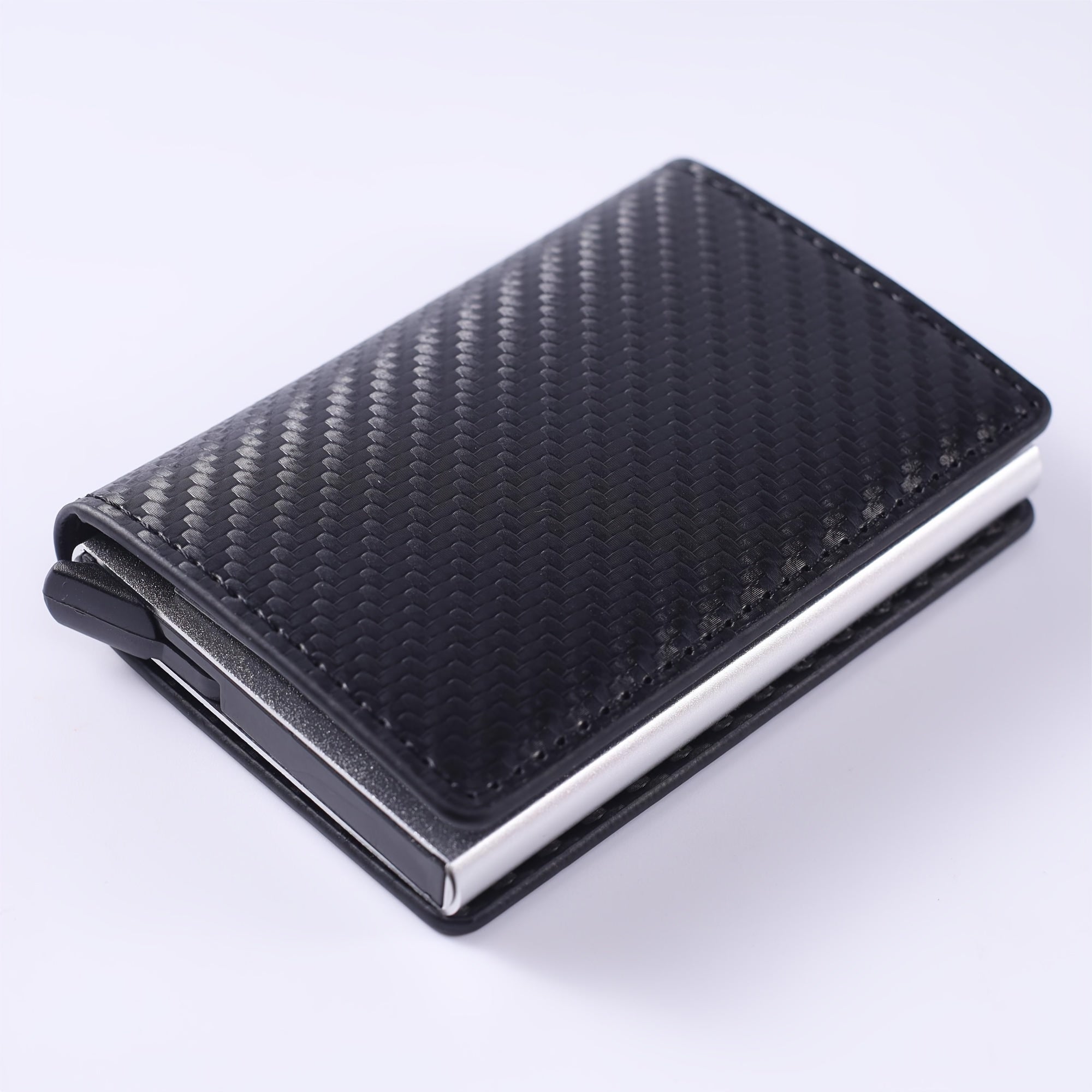 1pc Men's Minimalist Multi-Functional Anti-RFID Blocking Card Holder With 6 Card Slots, Protects ID &amp; Credit Cards, Ideal Gift For Men