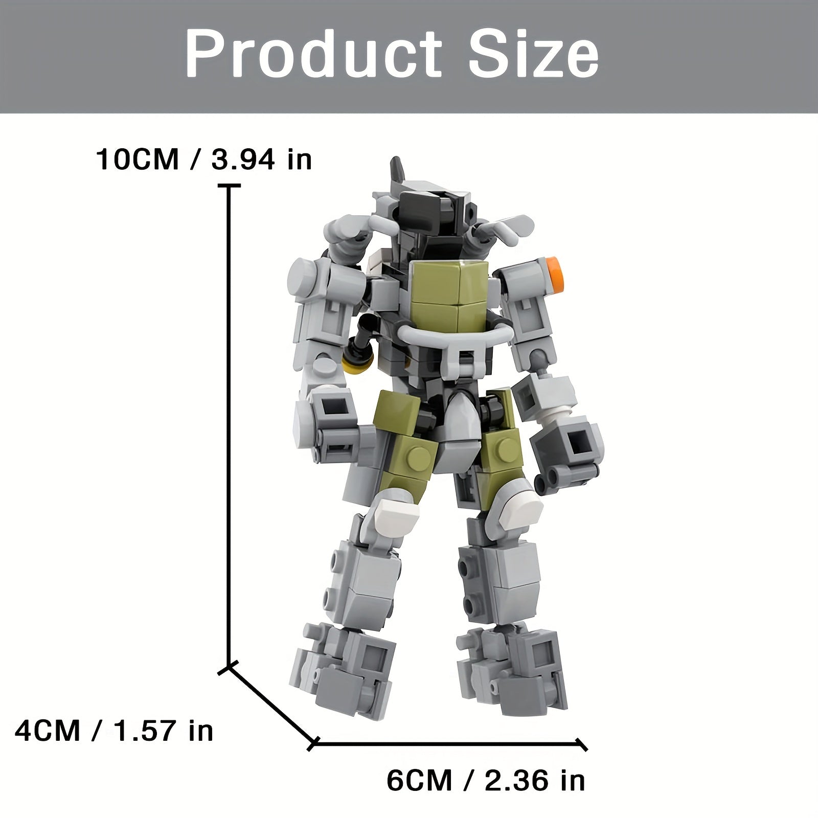 MOC Robot Building Kit Armor Action Figure Building Model Toy Collectible Toy For Kids Adults Christmas Birthdays Gift