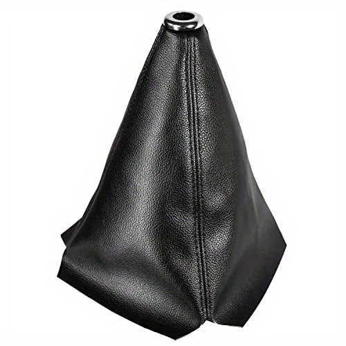 Universal Car Shift Knob Dust Cover Black PU Leather Manual/Auto Shifter Shift Boots Cover
