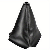 Universal Car Shift Knob Dust Cover Black PU Leather Manual/Auto Shifter Shift Boots Cover