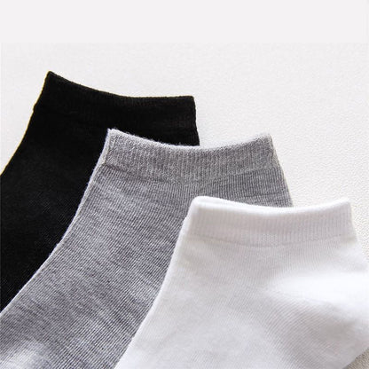 5/10/12 Pairs Comfy Ankle Socks, Solid Color Ankle Sock Pack, Women's Stockings & Hosiery