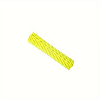72pcs Motorcycle Wheel Spoke Protector Wraps Rims Trim Skin Covers Tube for Motocross Bike Cool Accessories 11 Colors 