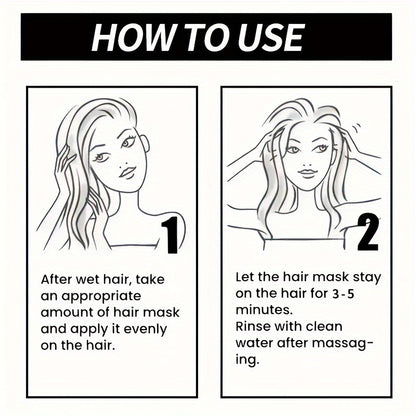 250g Miracle Oil Bataan Oil Hair Mask Deep Hair Care Conditioner Smoothes Frizzy Hair Hydrates and Moisturizes Hair Strands Strengthens Hair Roots Designed for Damaged Hair Types Makes Hair Smooth and Healthy Looking