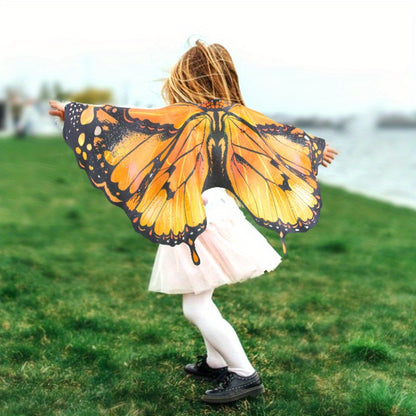 Kindergarten-Ready Butterfly Wing Elf Costume: Perfect for Halloween, Spring Outings, and Birthday Parties!