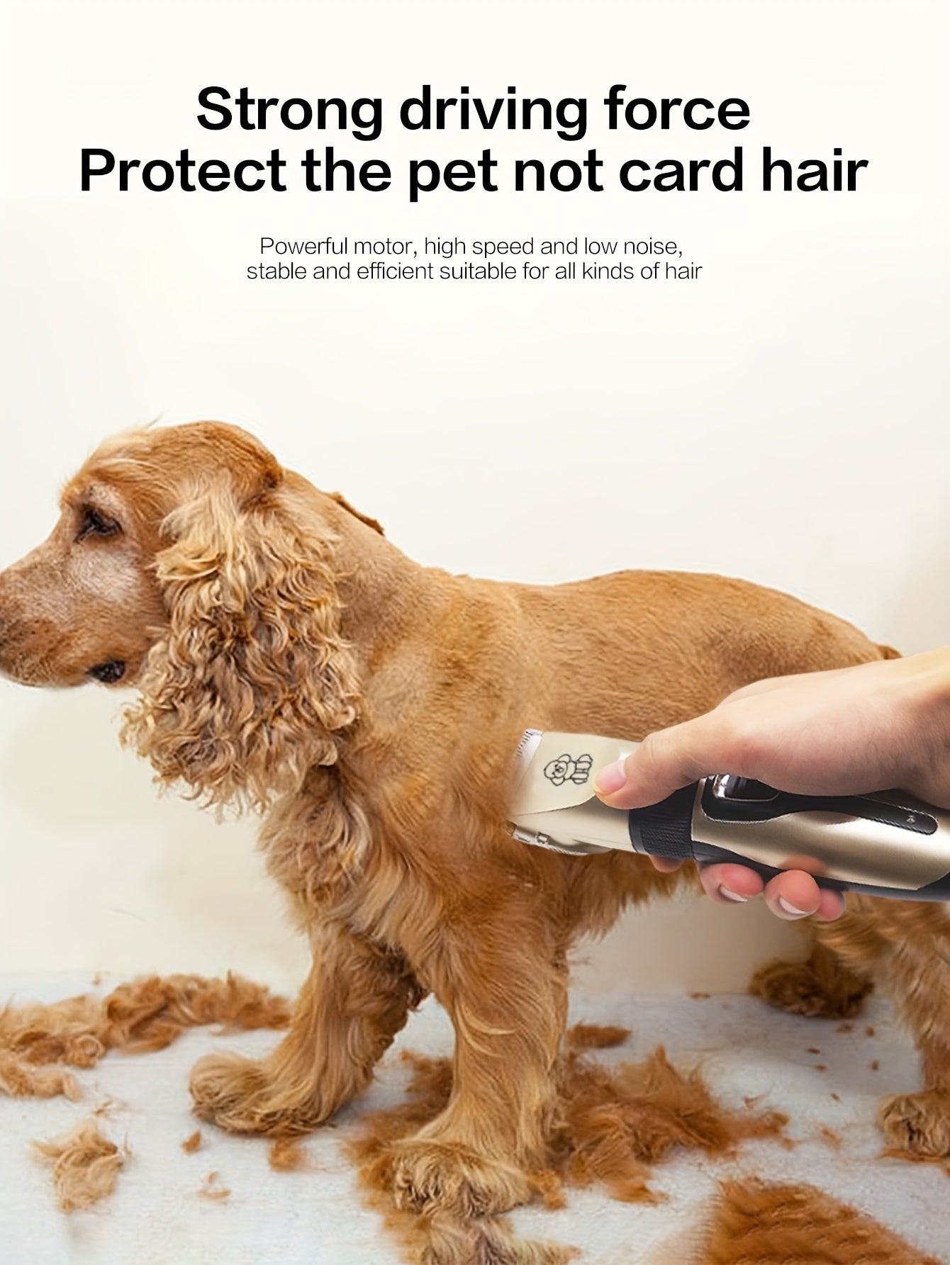Professional Pet Electric Clipper Kit for Dogs, Specialized Hair Clipper Head for Leaving Hair, Professional Grooming Tool for Pet Shops, Suitable for Teddy and Cats