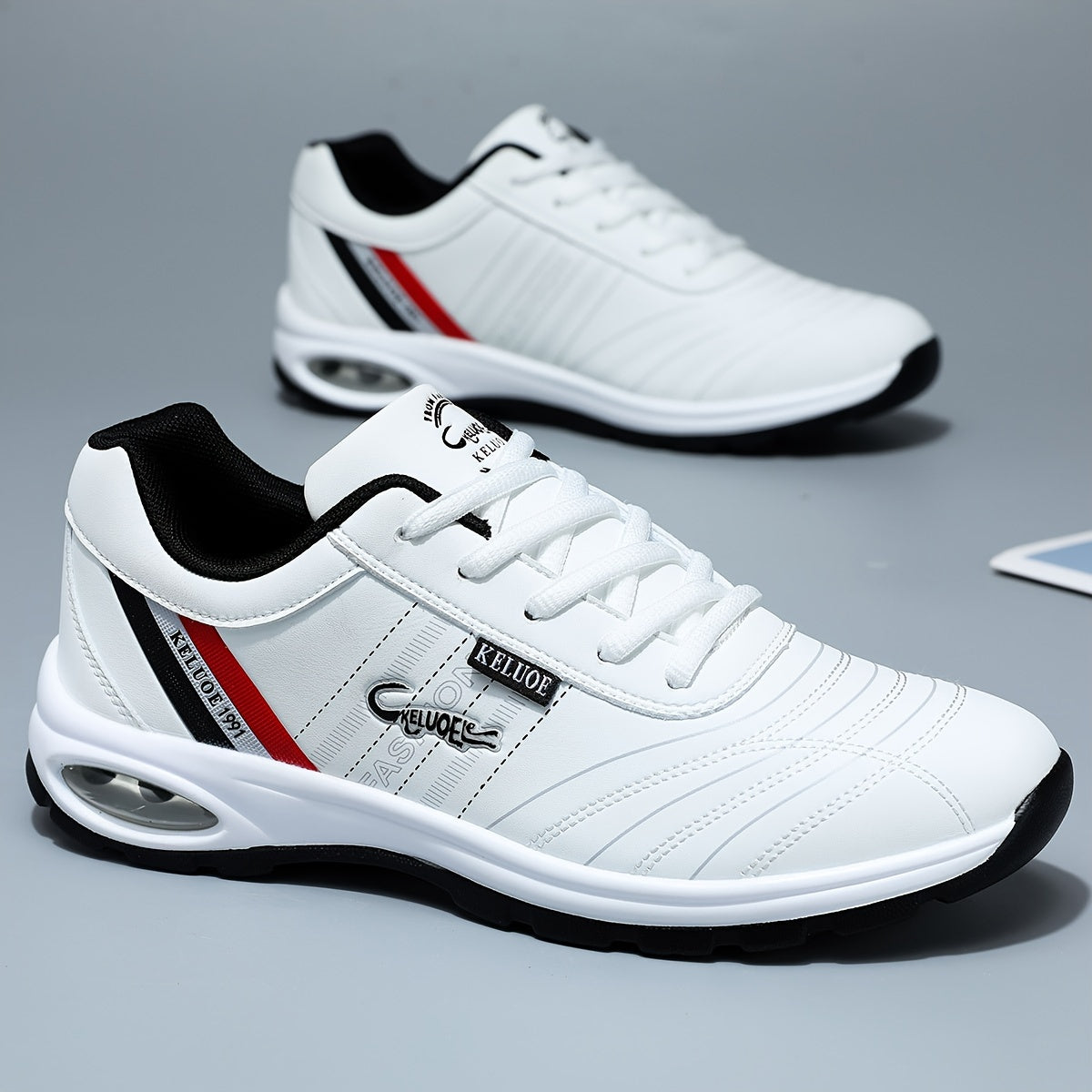 Men's Casual Sneakers, Windproof Lace-up Comfy Shoes For Outdoor Walking Running, Spring Summer Autumn