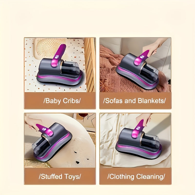 Portable Handheld Vacuum Cleaner, Wireless Vacuum Cleaner, USB Charging, Quiet Operation, Rechargeable Lithium Battery, Very Suitable for Household, Bed, Sofa, Carpet, Fabric Cleaning. Ideal Family Gift