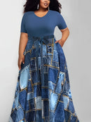 Plus Size, Women's Fashion Plus-Size Dress