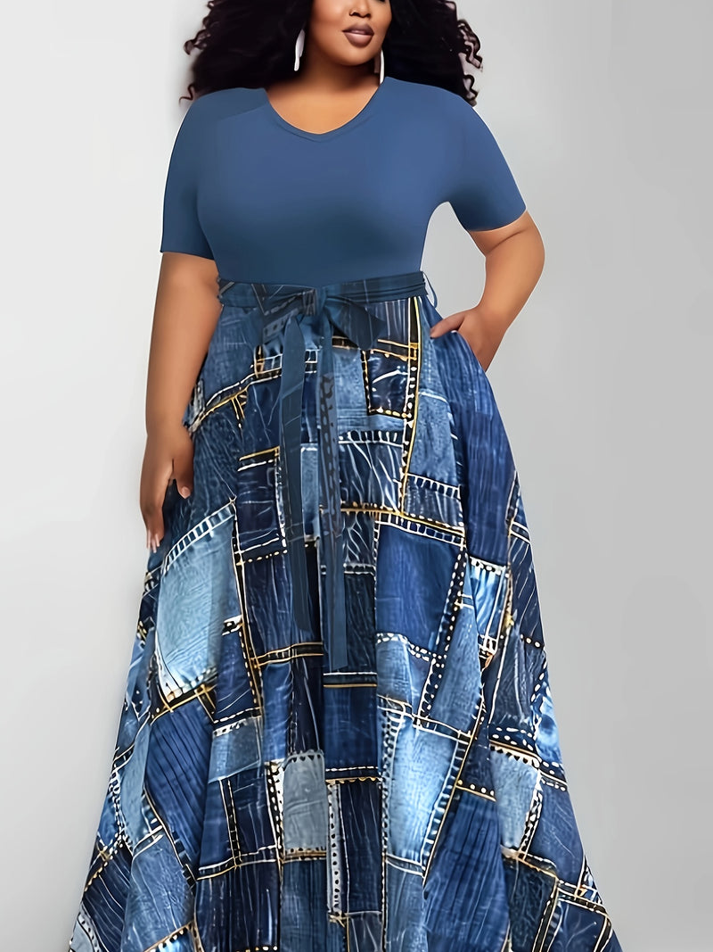 Plus Size, Women's Fashion Plus-Size Dress
