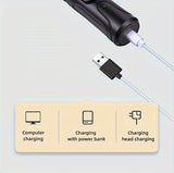 Rechargeable Pet Nail Grinder with LED Light - USB Powered, Lithium Battery, Ideal for Dogs & Cats