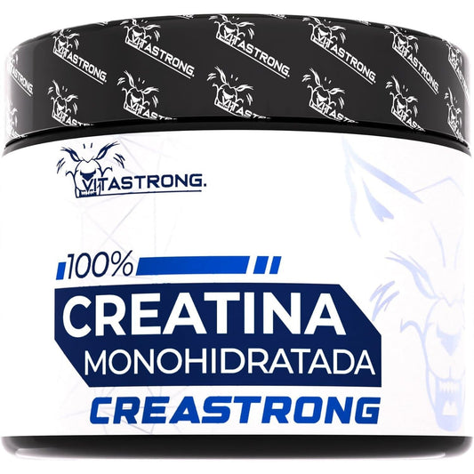 Creatine Monohydrate 3000Mg Creastrong Pure, Creatine Powder Without Additives for Pre, Intra And Post Workout, Alternative to Creatine Capsules And Tablets, Creatine Vitastrong 250G Soluble And Certified