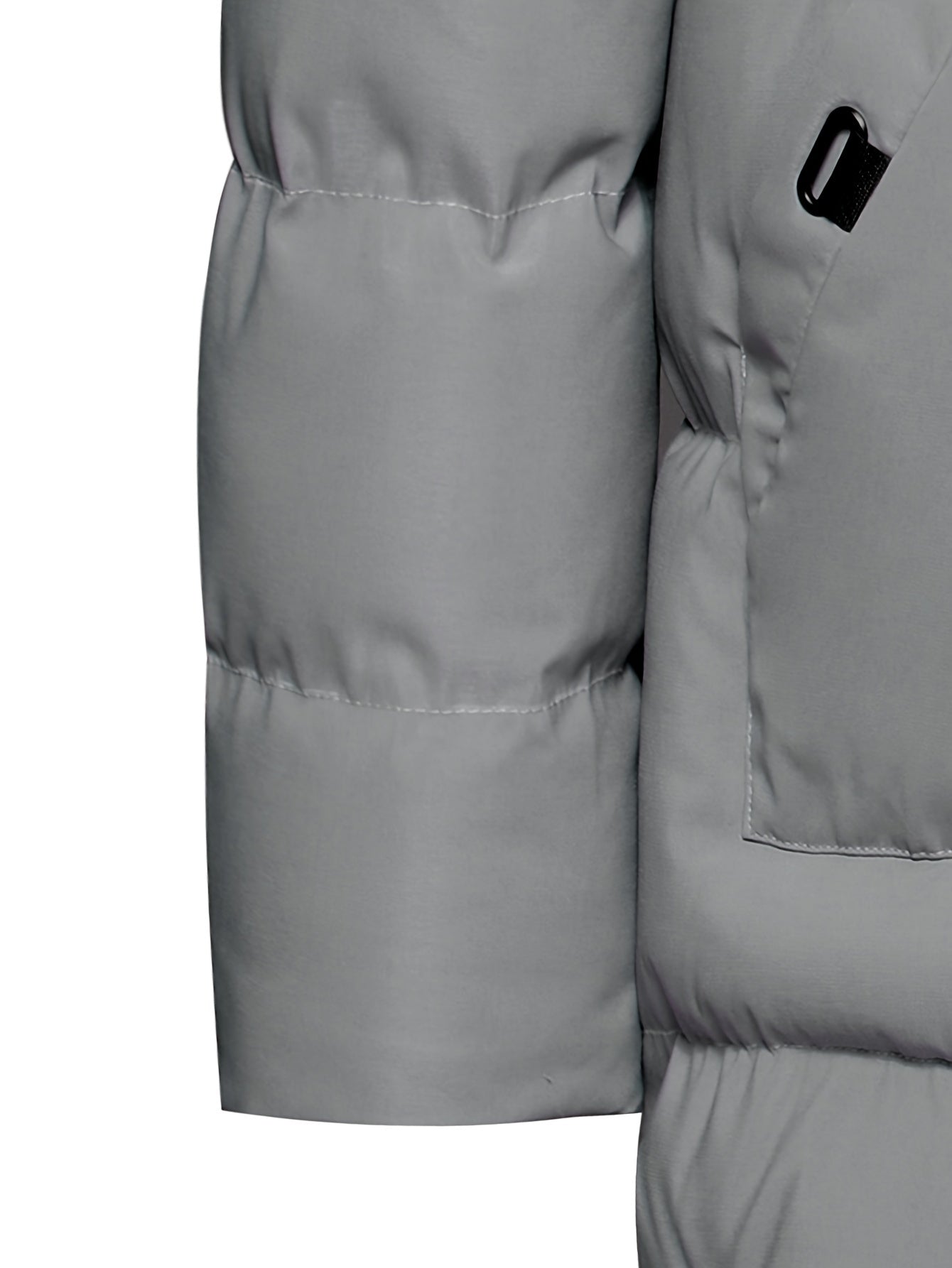 Men'S Solid Color Jacket, Comfy Warm Trendy Winter Cold-Proof Outwear As Gift