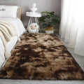 1pc Soft Fluffy Shaggy Area Rug, Geometric-Patterned Coral Fleece Carpet, Non-Slip Knit Fabric, Polyester, Rectangle Bath Rug, 450gsm, 4.5cm Thick, Machine Washable for Living Room and Bedroom