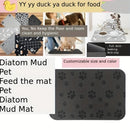 100% Absorbent Pet Feeding Mat, Dog Food and Cat Food Mat with Overflow Protection for Floors, Dog Meal Mat Water Bowl, Pet Accessories