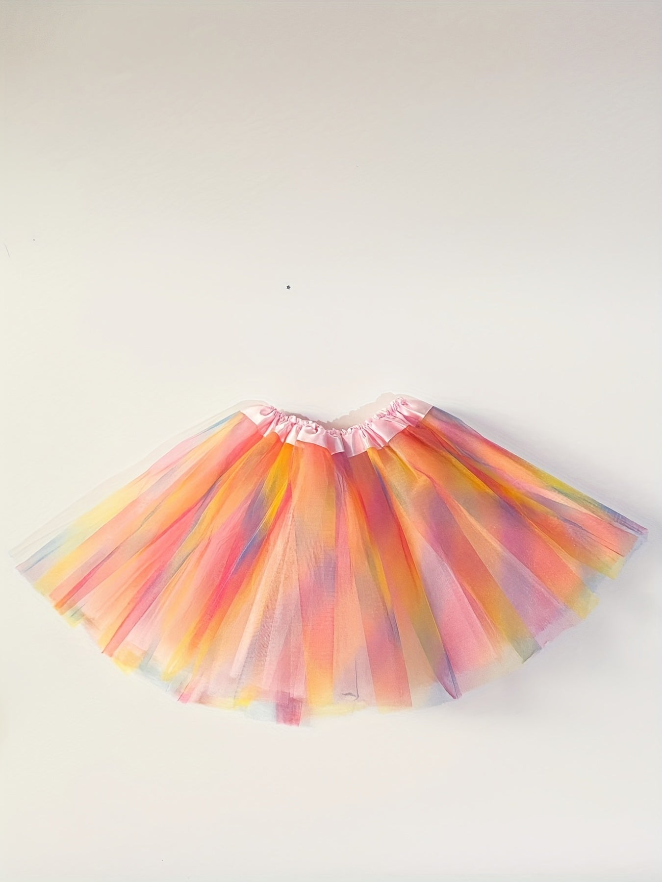 Falda tutú de tul para niñas con alas de arcoíris y diadema de unicornio, disfraz de princesa para fiesta de Halloween, ropa para niños