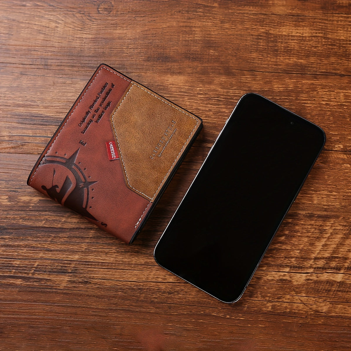 1pc Men's Vintage Short Wallet, Multi Card Slots Wallet, Ideal Gift For Men