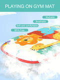 Musical Gyms Play Mats Musical Activity Mat Piano Play Gym Tummy Time Padded Mat